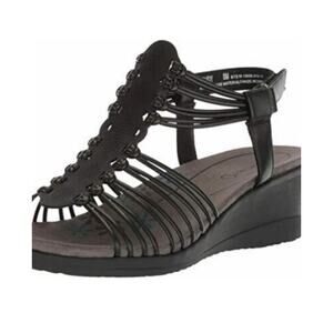 BareTraps Haydin Strappy Gladiator Wedge Sandal Size 8